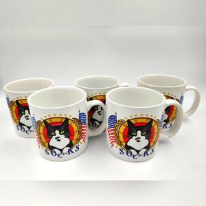 90s Socks The Cat NIB - 5 Mugs